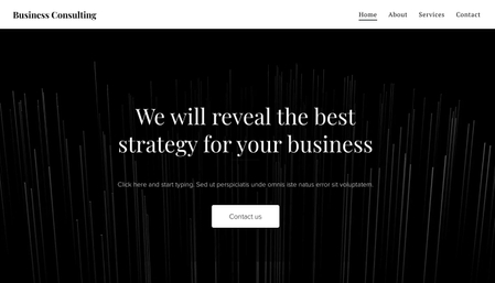 Business Consulting Website Template