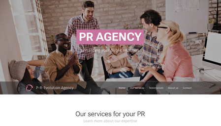 PR Agency Website Template
