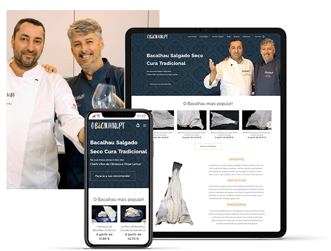 Vitor de Oliveira e Filipe Lema, www.obacalhau.pt